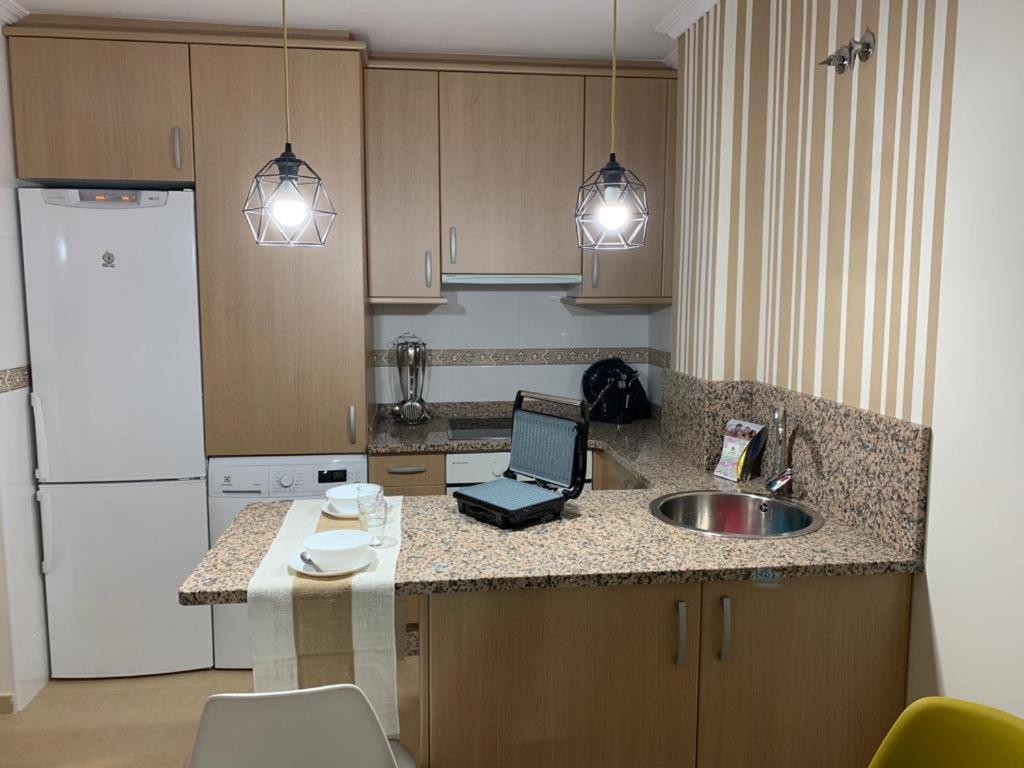 A&M Burela Costa Apartment Bagian luar foto
